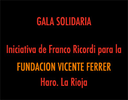 GALA SOLIDARIA FUNDACION VICENTE FERRER. Haro. La Rioja