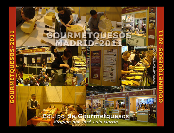SALON GOURMET 2011 Stands, se�al�tica. Gourmetquesos.MADRID