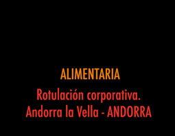 Rotulación Corporativa. ANDORRA