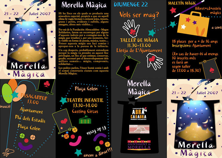 Ilustraciones para itinerario mágico. Morella. CASTELLÓN