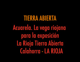 TIERRA ABIERTA. Paisaje de la vega riojana para exposición La Rioja Tierra Abierta. LA RIOJA